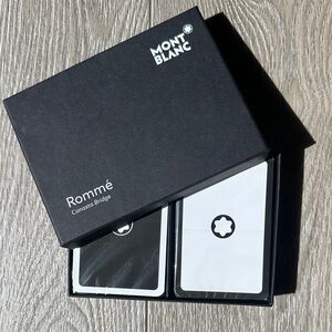 Montblanc Rommé Card Set in Black and White